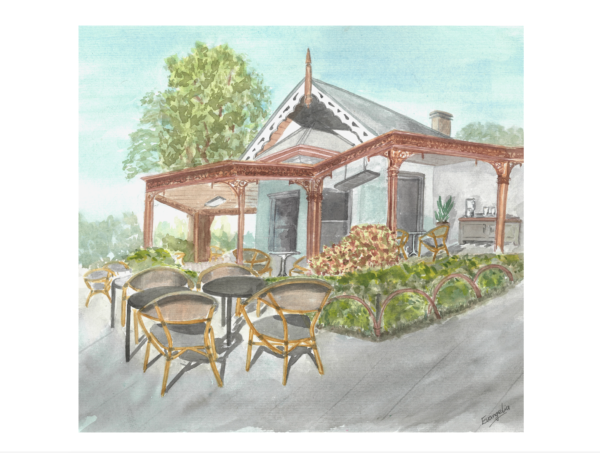PRINT of Stamford Park Homestead – Watercolour Painting